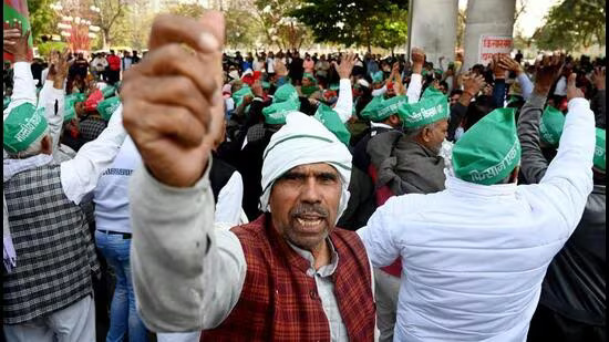 farmers protest