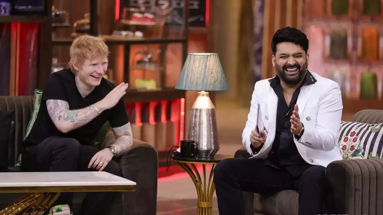 Ed Sheeran Turns The Great Indian Kapil Show into a Musical Night