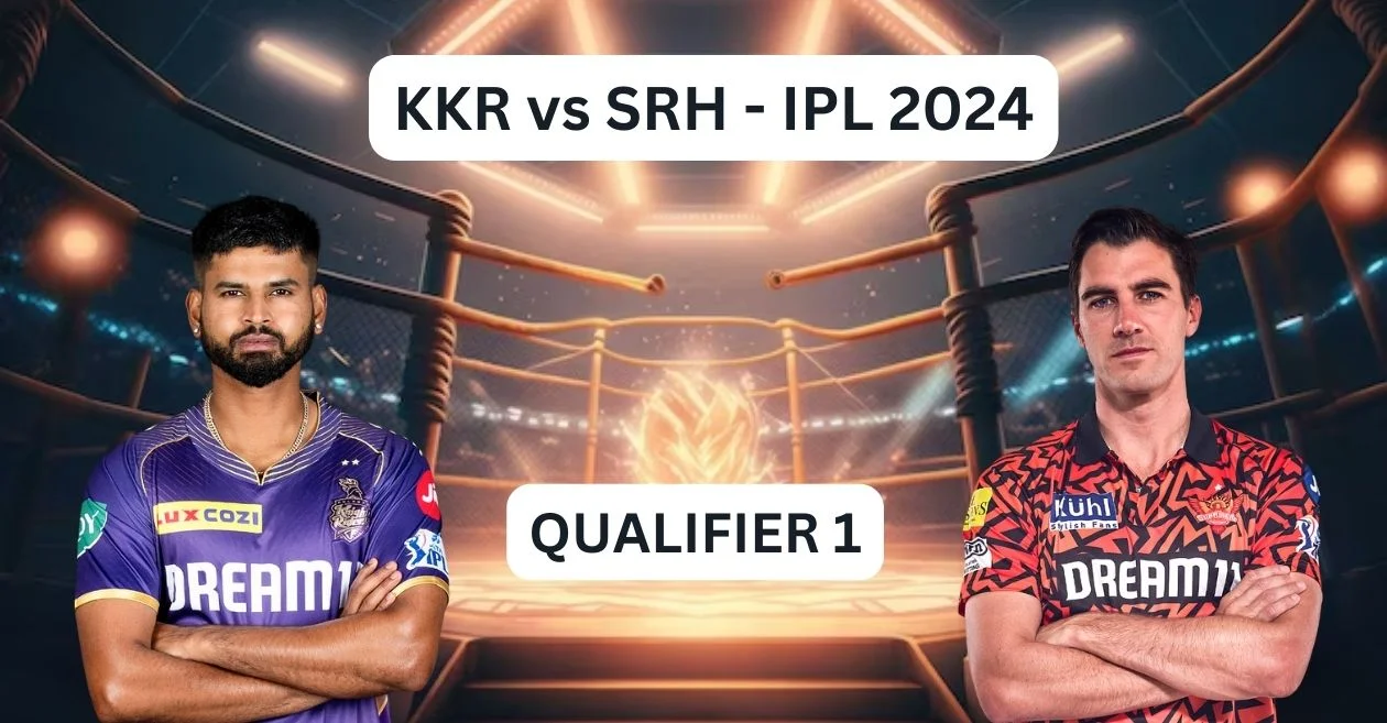 KKR and SRH Set for IPL 2024 Qualifier 1 Showdown at Narendra Modi Stadium