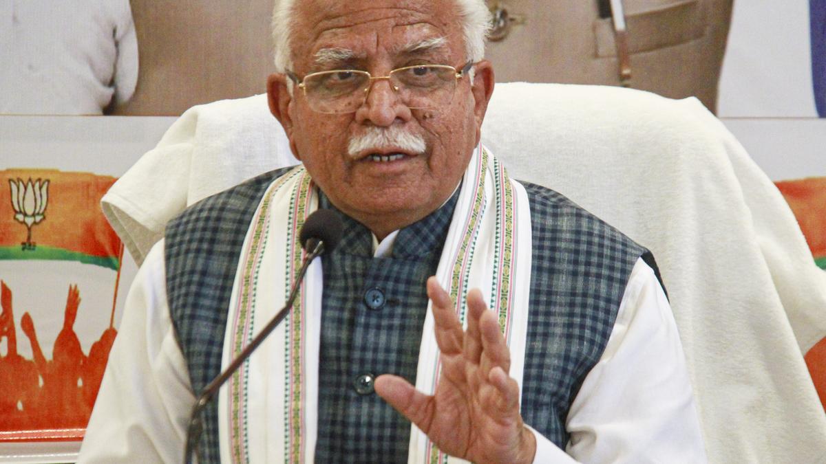 Former Haryana CM Manohar Lal Khattar Accuses Congress of Bogus Voting in Lok Sabha Polls