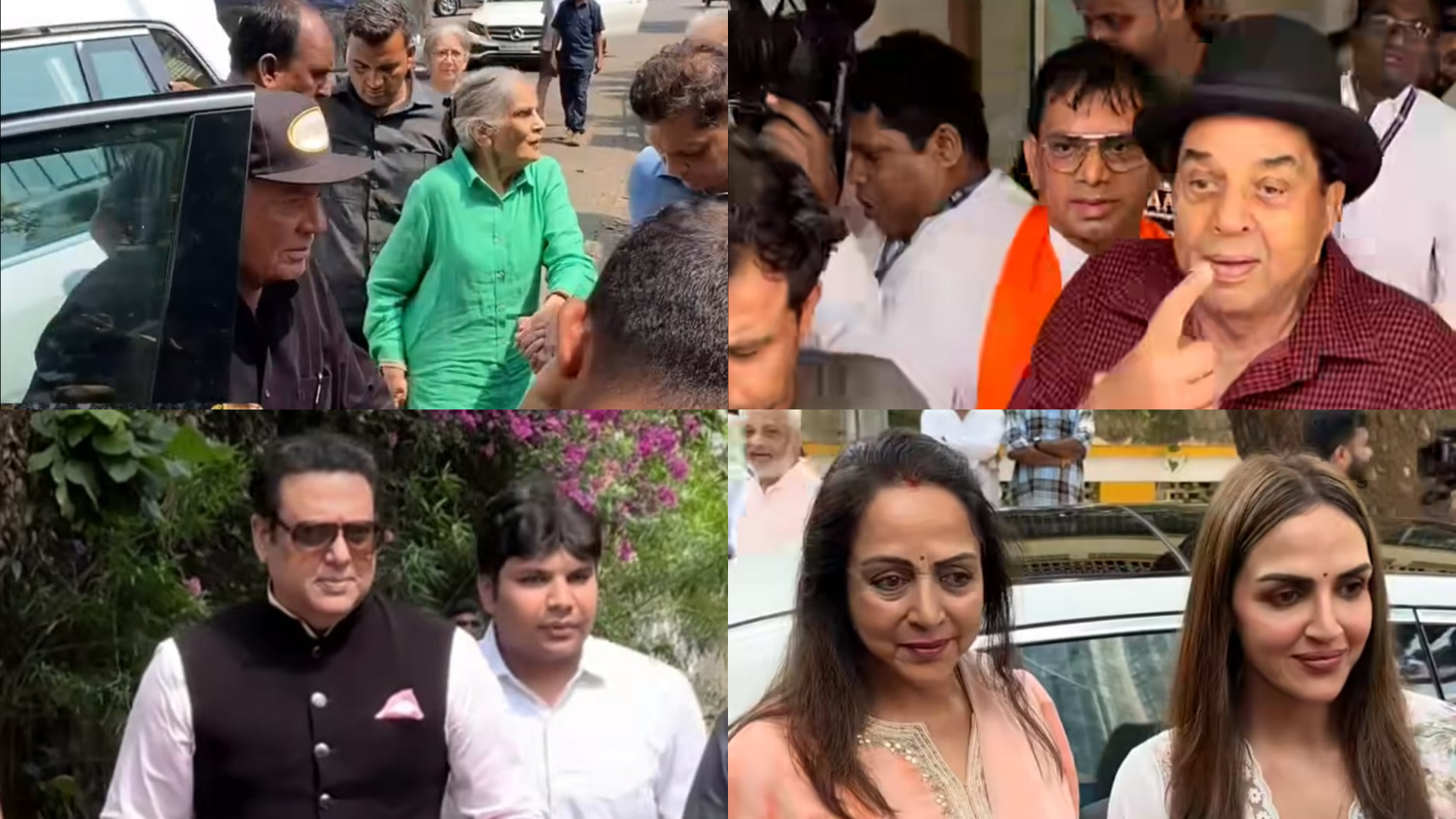 Dharmendra, 88, Votes in Mumbai Amidst Lok Sabha Elections 2024